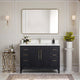 Vinnova 706748-FB-GW Gara 48" Free-standing Single Bath Vanity in Fir Wood Black