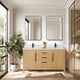 Vinnova 706760M-WA-GW Gara 60M" Free-standing Double Bath Vanity in Washed Ash Grey