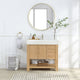 Vinnova 707136-WA-WH Vera 36" Free-standing Single Bath Vanity in Washed Ash Grey