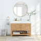 Vinnova 707148-WA-WH Vera 48" Free-standing Single Bath Vanity in Washed Ash Grey