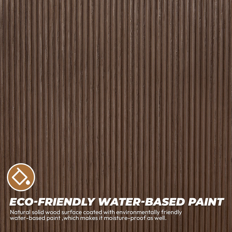 Vinnova 707336-AD-BH Tokyo 36" Freestanding Single Bath Vanity in Aged Dark Brown Oak with Silk White Quartz Stone Top