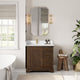Vinnova 707336-AD-BH Tokyo 36" Freestanding Single Bath Vanity in Aged Dark Brown Oak
