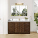 Vinnova 707560-AD-BH Jakarta 60" Freestanding Single Bath Vanity in Aged Dark Brown Oak