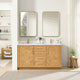Vinnova 707560M-ON-BH Jakarta 60M" Freestanding Double Bath Vanity in Oak Natural Brown