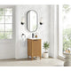 Vinnova 708218-WN-WH Mumbai 18" Single Bath Vanity in Oak Weathering Light Brown