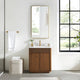 Vinnova 708730-NW-GW Zogno 30" Single Sink Bath Vanity in Natural Walnut