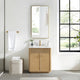 Vinnova 708730-WA-GW Zogno 30" Single Sink Bath Vanity in Washed Ash Grey