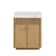 Vinnova 708730-WA-GW Zogno 30" Single Sink Bath Vanity in Washed Ash Grey - view 17