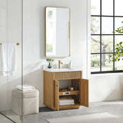 Vinnova 708730-WA-GW Zogno 30" Single Sink Bath Vanity in Washed Ash Grey - view 4