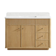 Vinnova 708748-WA-GW Zogno 48" Single Sink Bath Vanity in Washed Ash Grey - view 19
