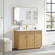Vinnova 708748-WA-GW Zogno 48" Single Sink Bath Vanity in Washed Ash Grey - view 2