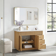 Vinnova 708748-WA-GW Zogno 48" Single Sink Bath Vanity in Washed Ash Grey - view 4