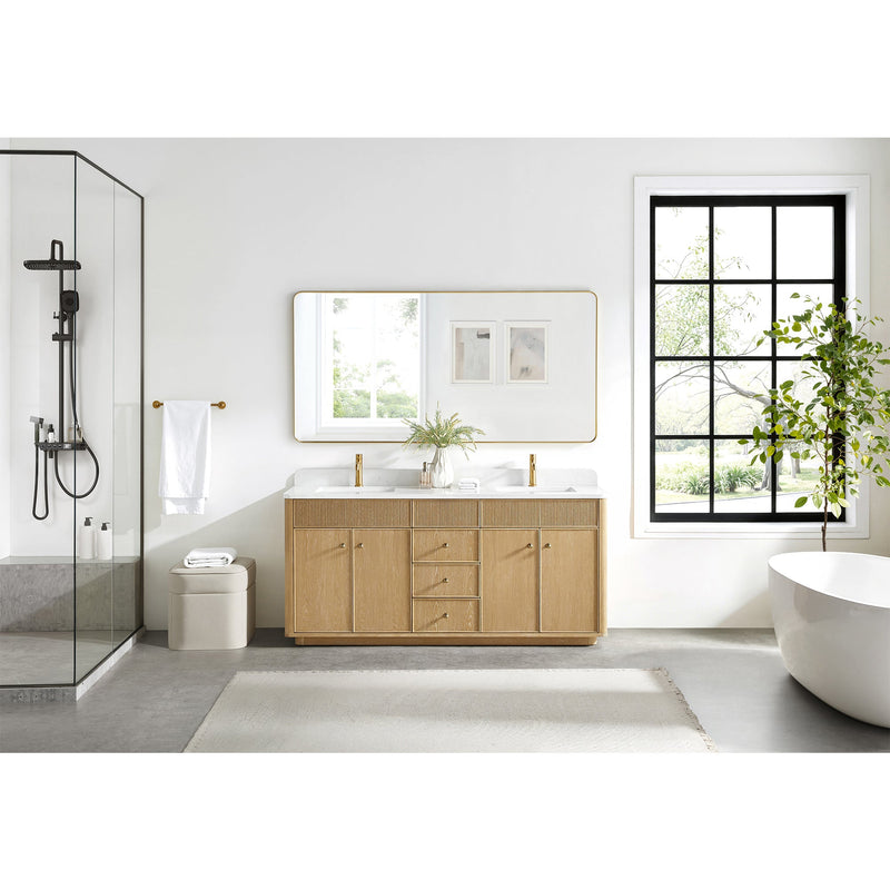 Vinnova 708772-WA-GW Zogno 72" Double Sink Bath Vanity in Washed Ash Grey - view 13