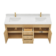 Vinnova 708772-WA-GW Zogno 72" Double Sink Bath Vanity in Washed Ash Grey - view 21