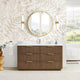 Vinnova 709160-OU-GW Zanica 60" Single Sink Bath Vanity in Oak Light Walnut