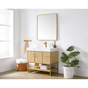 Vinnova 709336-DO-GW Vittoria 36" Single Sink Bath Vanity in Dark Oak - view 13
