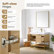 Vinnova 709336-DO-GW Vittoria 36" Single Sink Bath Vanity in Dark Oak - view 10