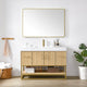 Vinnova 709348-DO-GW Vittoria 48" Single Sink Bath Vanity in Dark Oak