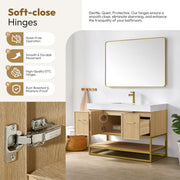 Vinnova 709348-DO-GW Vittoria 48" Single Sink Bath Vanity in Dark Oak - view 13