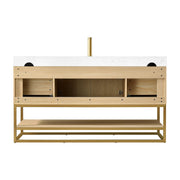 Vinnova 709360-DO-GW Vittoria 60" Single Sink Bath Vanity in Dark Oak - view 21