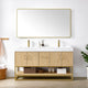 Vinnova 709360M-DO-GW Vittoria 60M" Double Sink Bath Vanity in Dark Oak