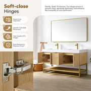Vinnova 709360M-DO-GW Vittoria 60M" Double Sink Bath Vanity in Dark Oak - view 11