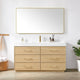 Vinnova 709760-DO-GW Turin 60" Single Sink Bath Vanity in Dark Oak