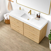 Vinnova 709760-DO-GW Turin 60" Single Sink Bath Vanity in Dark Oak - view 3