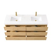 Vinnova 709772-DO-GW Turin 72" Double Sink Bath Vanity in Dark Oak - view 17