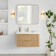 Vinnova 709936-WA-PQ Barcelona 36" Floating Single Bath Vanity in Washed Ash Grey