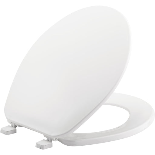 Bemis Round Plastic Toilet Seat in White, Model 70