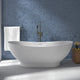 Magnus 110082 71" Winston Solid Surface Stone Resin Freestanding Bathtub