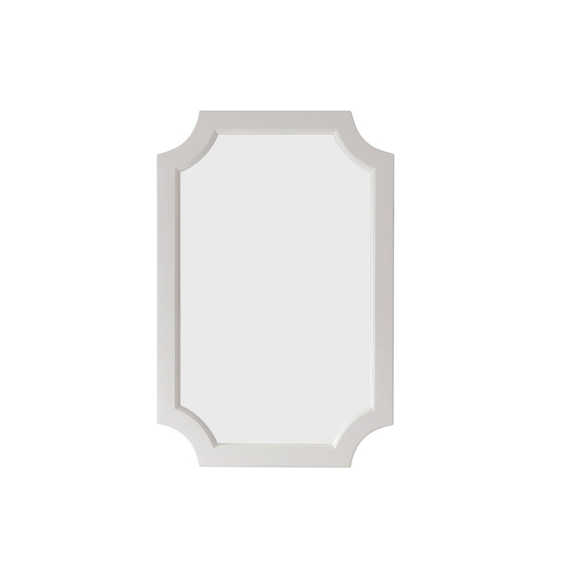Vinnova 711024-MIR-PG Vinnova Grossetto 24" Irregular Farmhouse Bathroom / Vanity framed Wall Mounted Mirror in Paris Grey