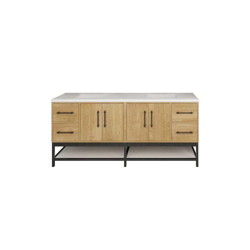 Moreno Bath VICTORIA-FM Victoria Freestanding Open Shelf Bathroom Vanity 24" - 84"