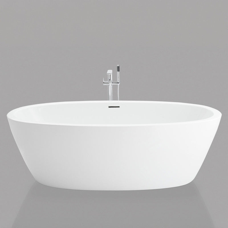 Magnus 157801 74" Pasco Extra Wide Acrylic Freestanding Tub With Insulation