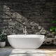 Magnus 157801 74" Pasco Extra Wide Acrylic Freestanding Tub With Insulation