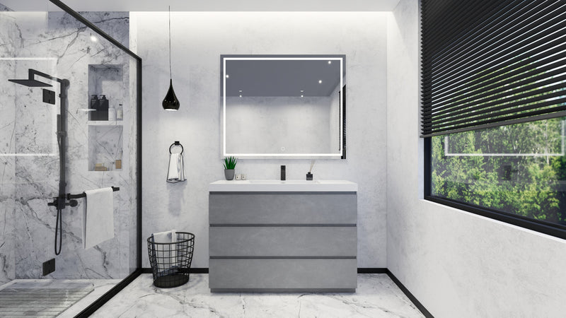 Moreno Bath FSANG48 Angeles 48" Freestanding Bathroom Vanity Set with Single Reinforced Acrylic Sink - view 15