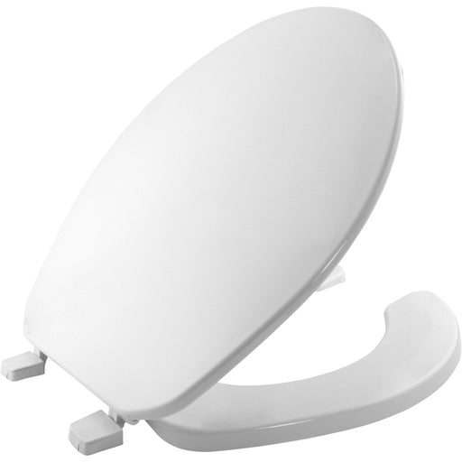 Bemis Round Open Front Toilet Seat in White