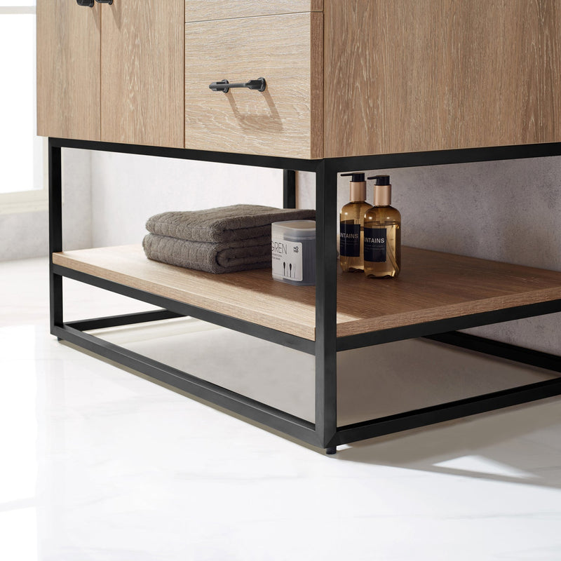 Vinnova 789036B-NO-GW Alistair 36B" Single Vanity in North American Oak