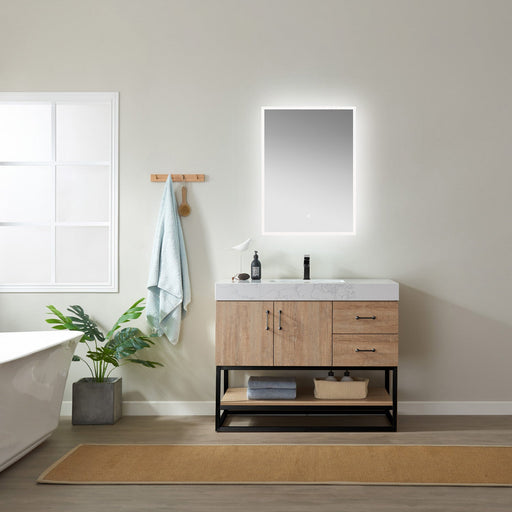 Vinnova 789042B-NO-GW Alistair 42B" Single Vanity in North American Oak