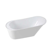 Trone B6630 Bella 66" x 30" Freestanding Acrylic Soaking Bathtub - White - view 8