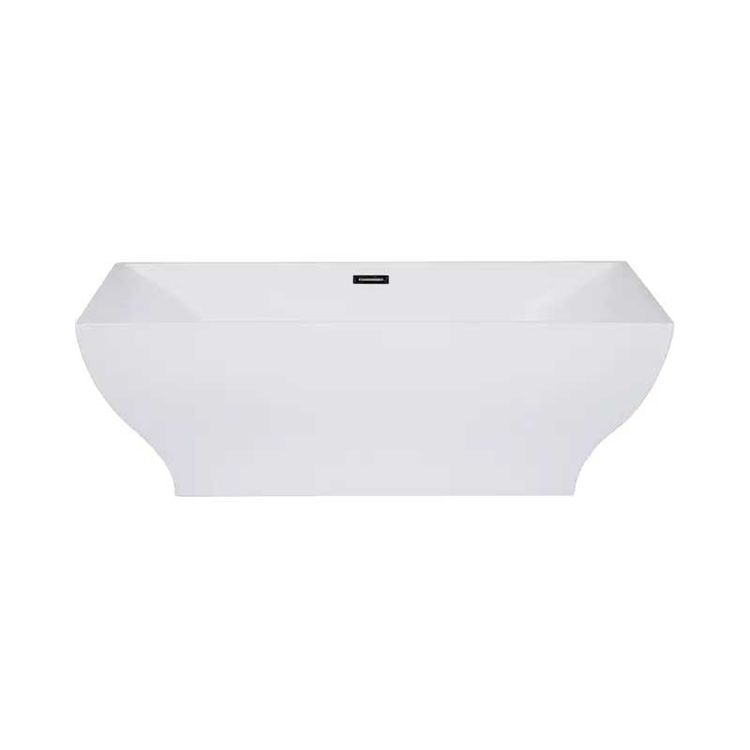 Trone R6632 Roshelle 66" x 32" Freestanding Acrylic Soaking Bathtub - White - view 9