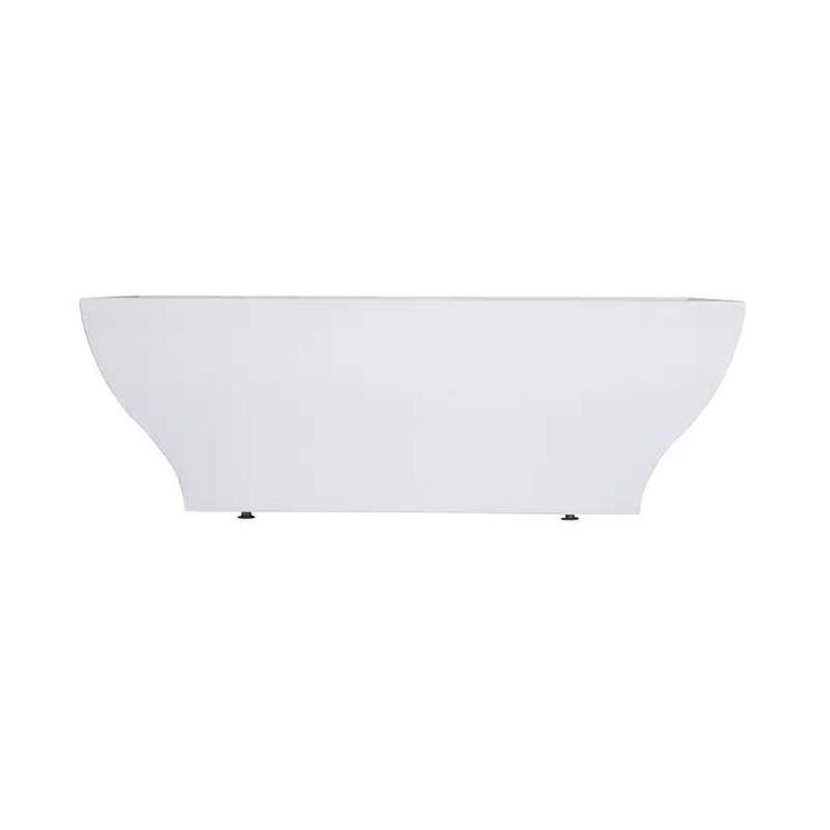 Trone R6632 Roshelle 66" x 32" Freestanding Acrylic Soaking Bathtub - White - view 6