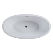 Trone C5932 Cloe 59" x 32" Freestanding Acrylic Soaking Bathtub - White - view 5