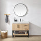 Vinnova 796036B-WO-GW Kolkata 36B" Single Sink Bath Vanity in Weathered Oak