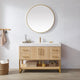 Vinnova 796048-WO-GW Kolkata 48" Single Sink Bath Vanity in Weathered Oak