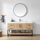 Vinnova 796060B-WO-GW Kolkata 60B" Single Sink Bath Vanity in Weathered Oak