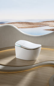 Trone STKK50 Tersova Big & Tall Smart Bidet Toilet with ToeTouch, Auto Open and Close Lid, Auto Flush and Heated Seat - Classic White - view 4