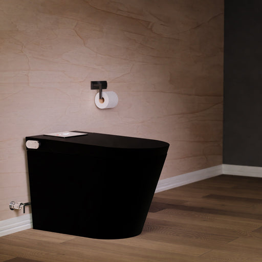 Trone STCM1.MB Nobelet Smart Bidet Toilet with ToeTouch, Auto Open and Close Lid, Auto Flush and Heated Seat - Matte Black - view 2