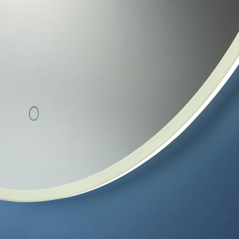 Vinnova 801032C-LED-AC Century 32''Modern & Contemporary Frameless Lighted Round Bathroom Mirror